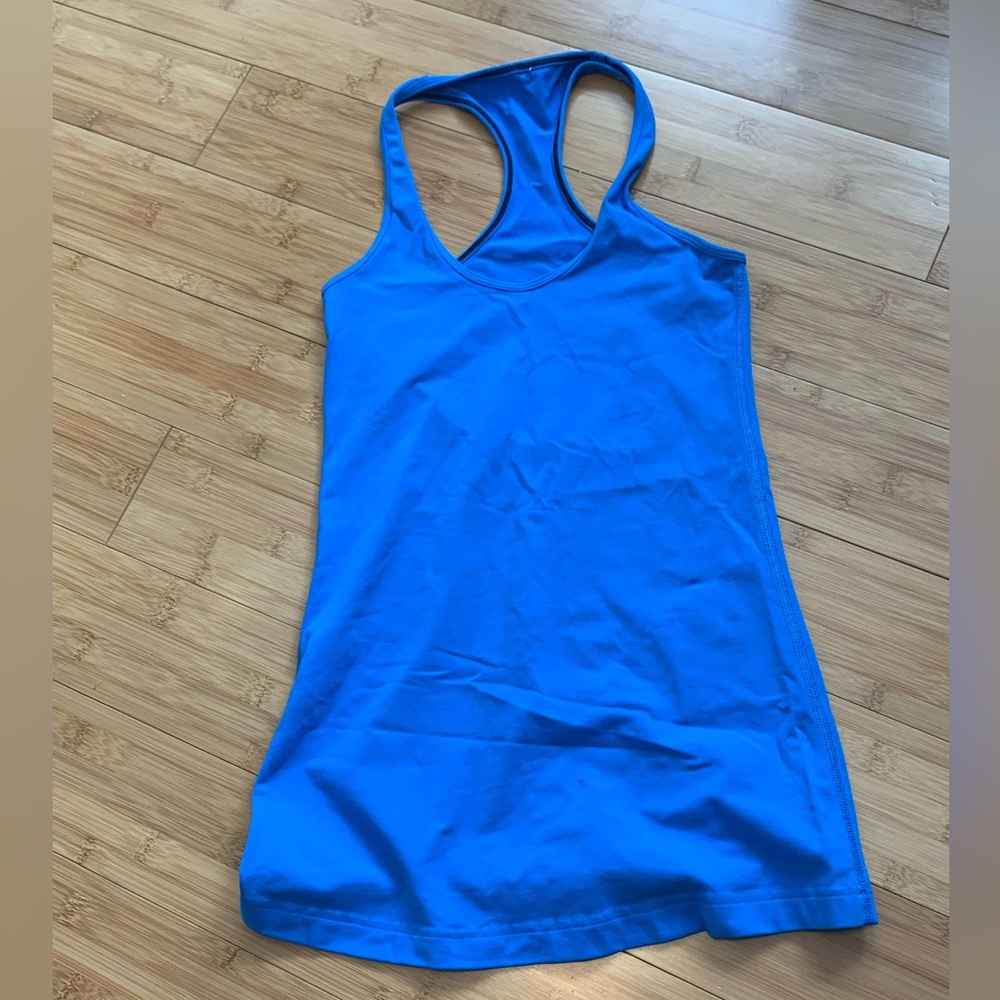 Lululemon racerback tank in blue